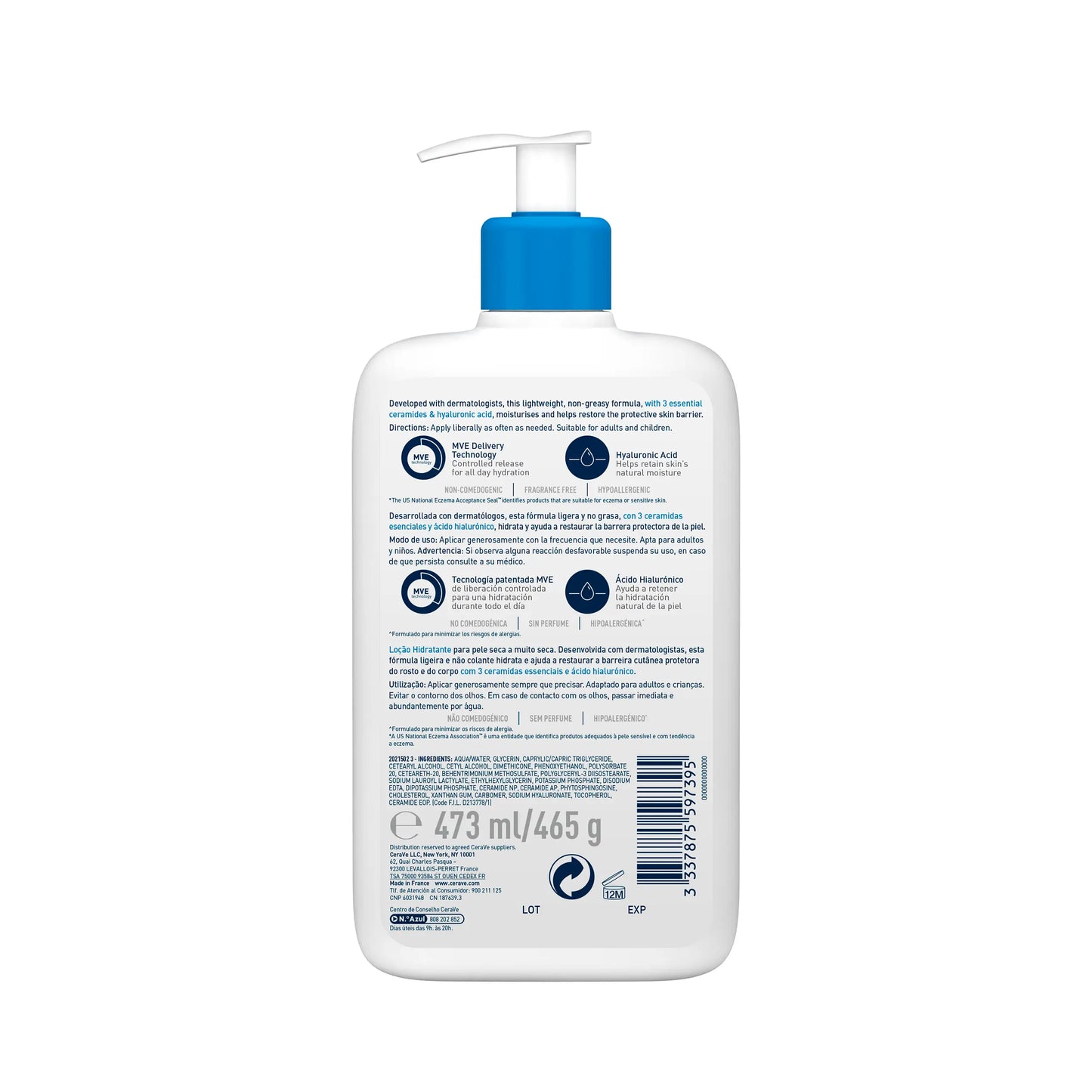 CeraVe Lait Hydratant 473ml