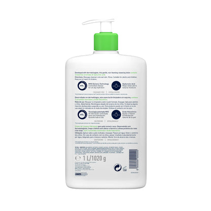 CeraVe Crème Lavante Hydratante 1L