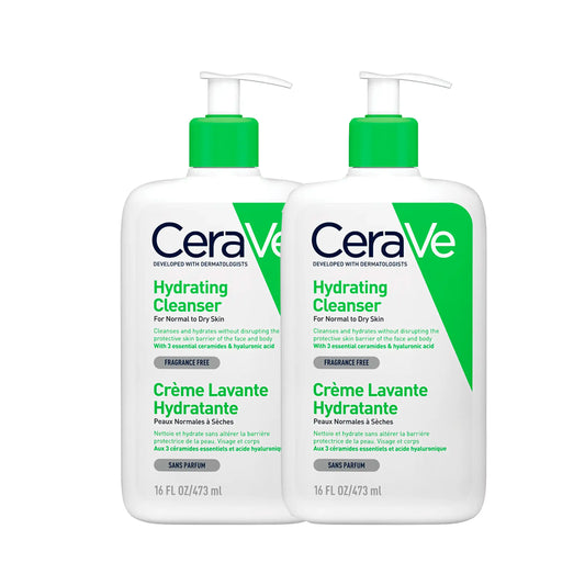 CeraVe Crème Lavante Hydratante Lot de 2x473ml