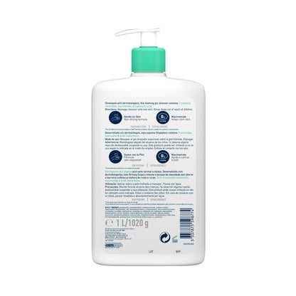 CeraVe Gel Moussant Lot de 2x1L