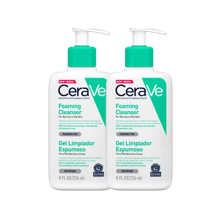 CeraVe Gel Moussant Lot de 2x236ml