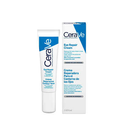 CeraVe Pack Peau Grasse : Gel Moussant 236ml + Crème Hydratante Visage SPF30 50ml + Crème Contour des Yeux 14ml