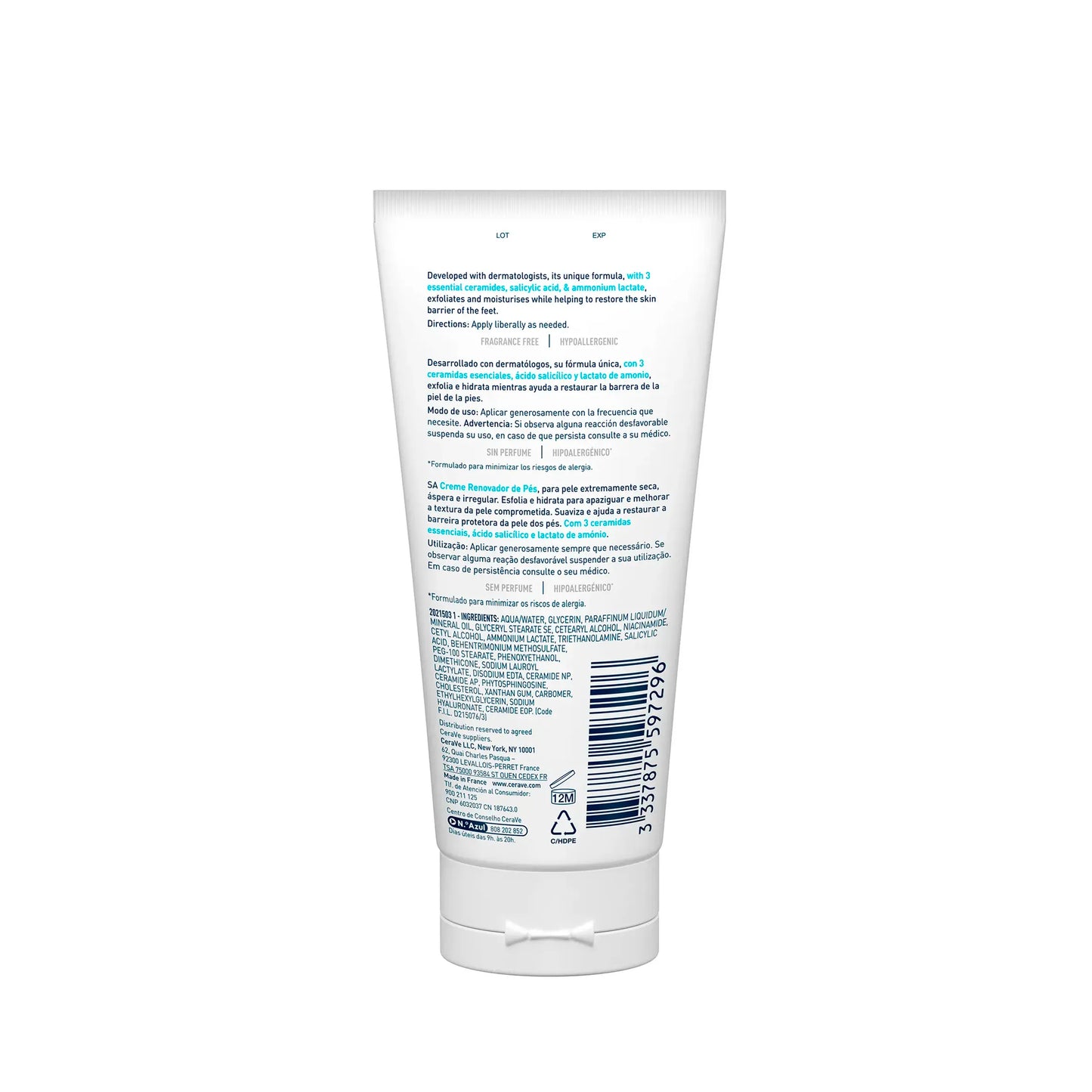 CeraVe SA Crème Pieds Réparatrice 88ml