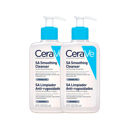 CeraVe SA Gel Nettoyant Anti-Rugosités Lot de 2x236ml