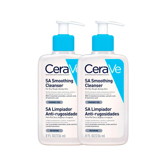 CeraVe SA Gel Nettoyant Anti-Rugosités Lot de 2x236ml