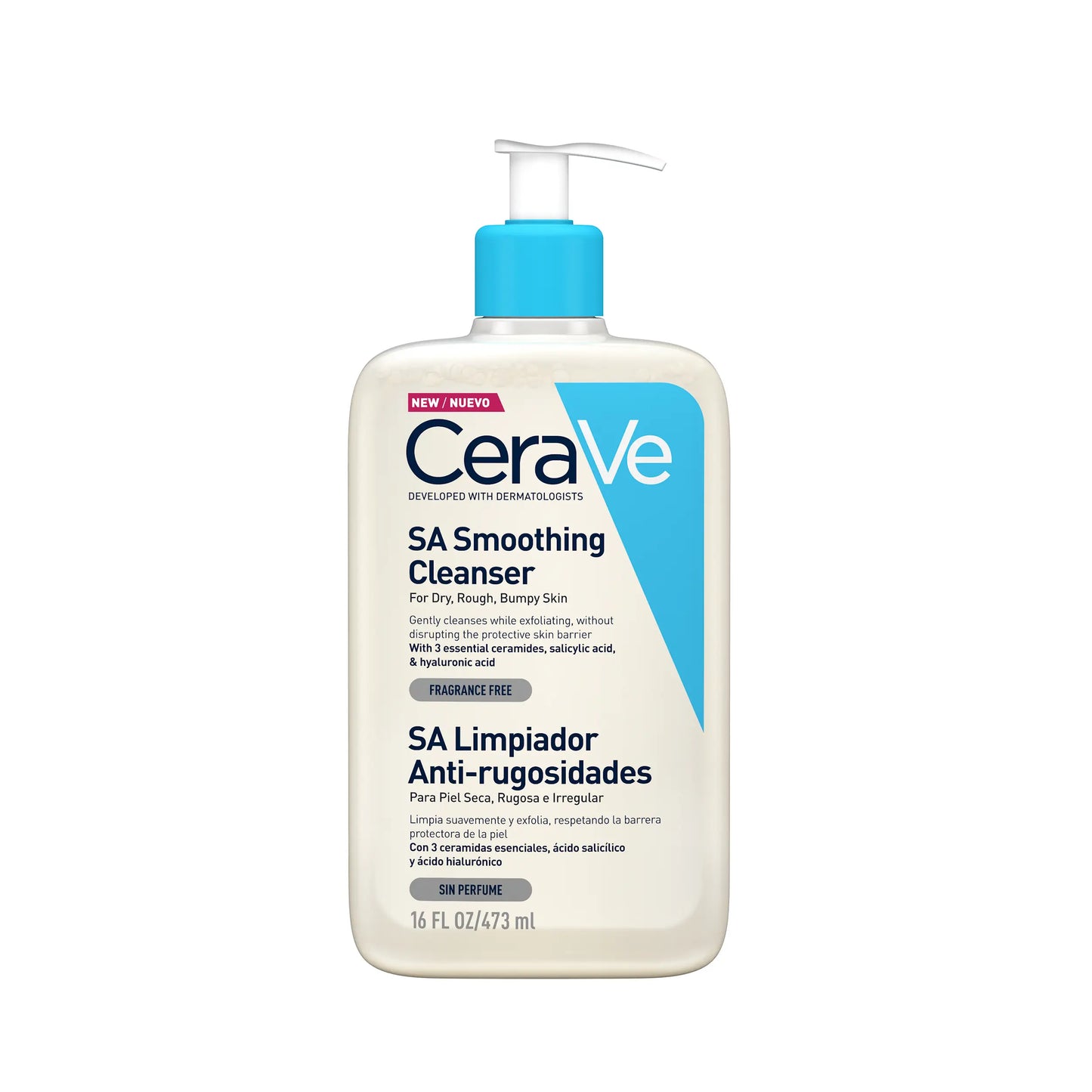 CeraVe SA Gel Nettoyant Anti-Rugosités 473ml