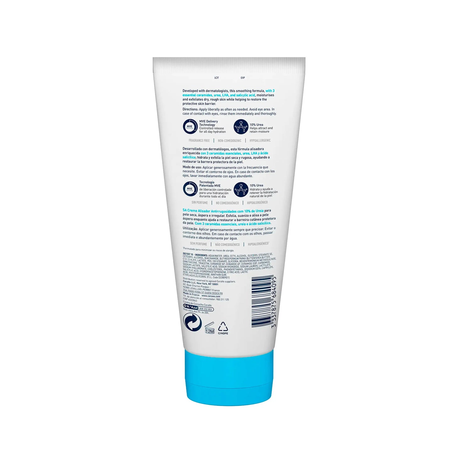 CeraVe SA Crème Lissante Anti-Rugosités 177g