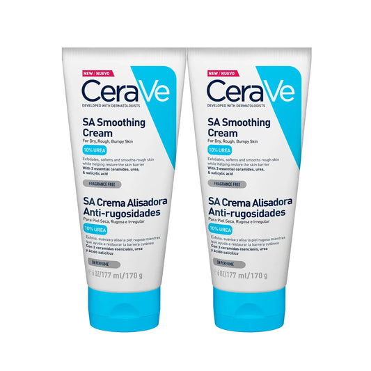 CeraVe SA Crème Lissante Anti-Rugosités Lot de 2x177g
