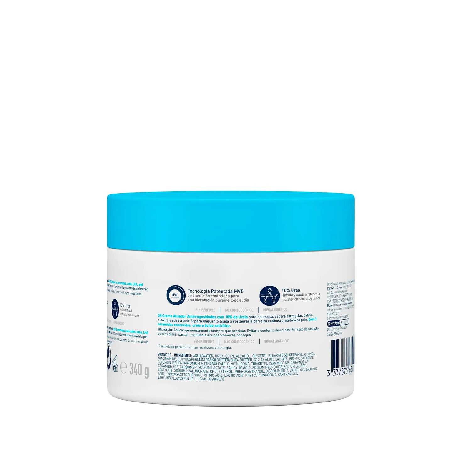 CeraVe SA Crème Lissante Anti-Rugosités 340g