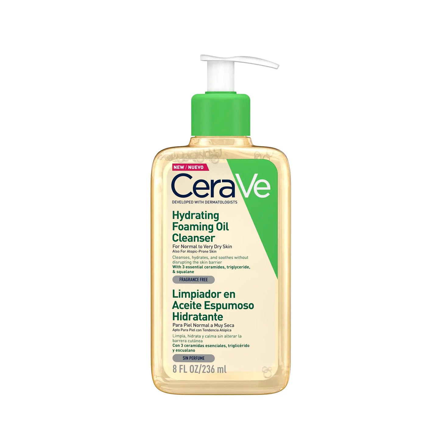 CeraVe Huile Lavante Moussante Hydratante 236ml