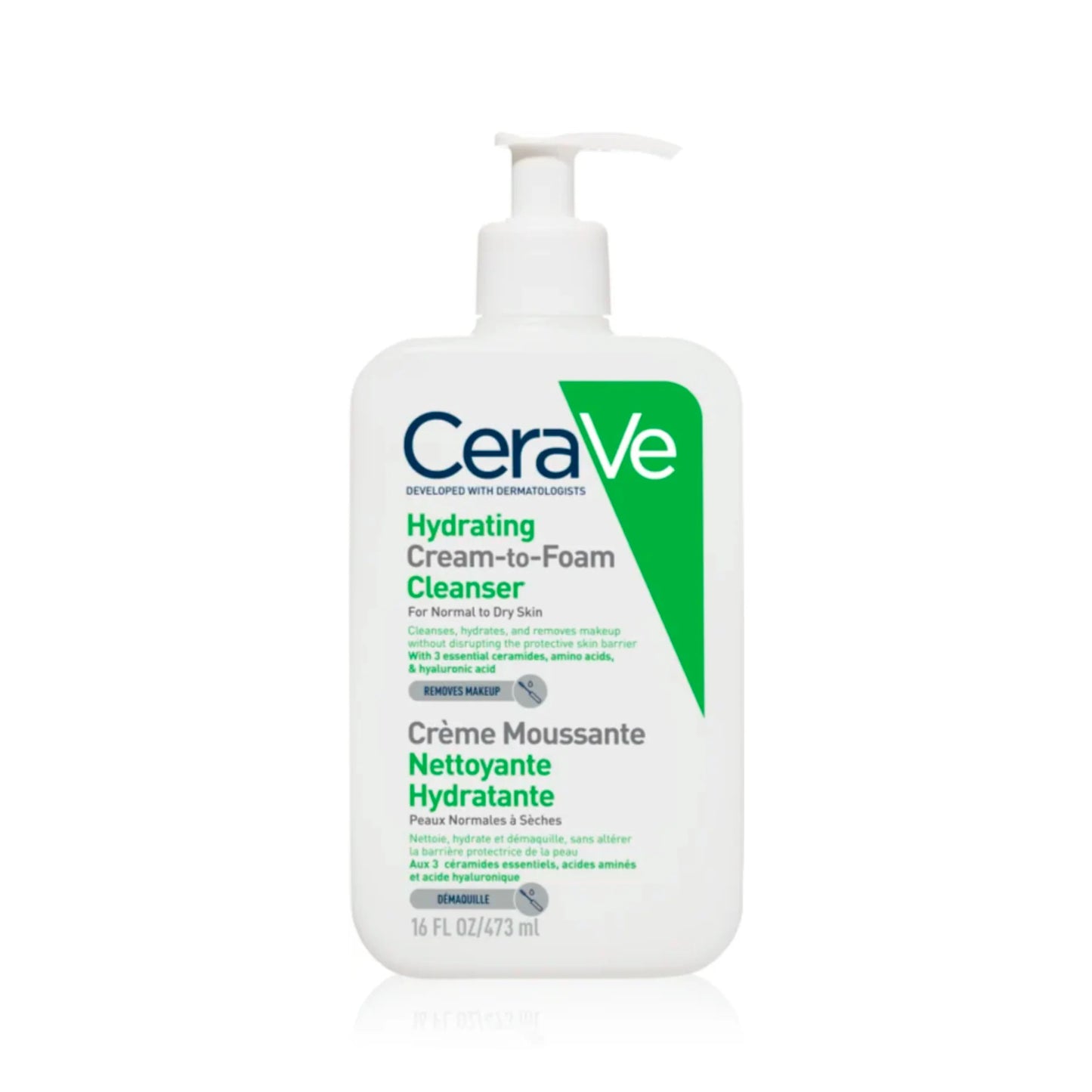 CeraVe Crème Moussante Nettoyante Hydratante 473ml