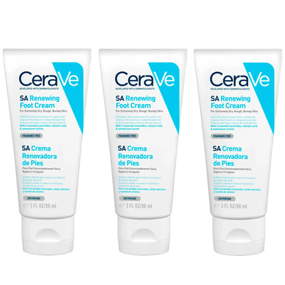 CeraVe SA Crème Pieds Réparatrice Lot de 3x88ml
