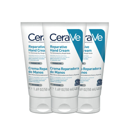CeraVe Crème Mains Réparatrice Lot de 3x50ml
