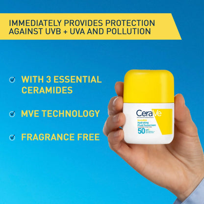 CeraVe Fluide Solaire Hydratant Invisible SPF50 50ml