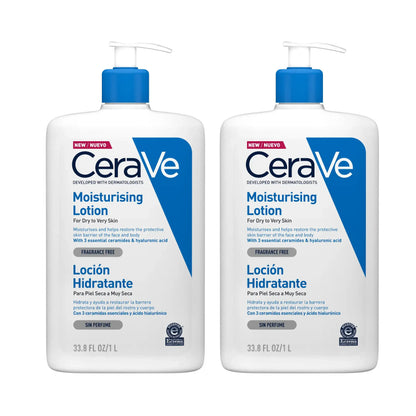 CeraVe Lait Hydratant Intense Lot de 2x1L